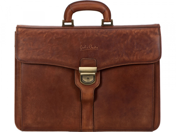 Портфель Имперский Giulio Barсa, коричневый