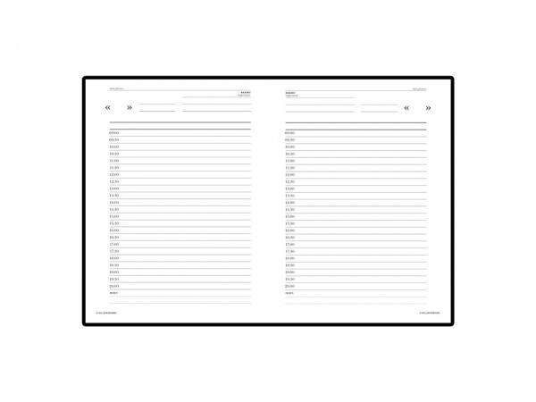 Ежедневник А6 недатированный Бумвинил, бордовый