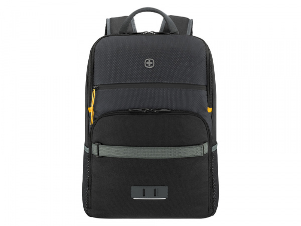 Рюкзак WENGER Move 16, чёрный, переработанный ПЭТ, 33 x 19 x 44 см, 22 л