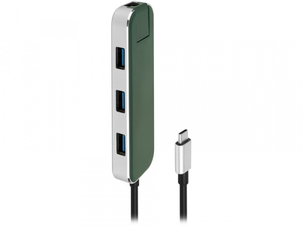 Хаб USB Rombica Type-C Chronos Green (Р)