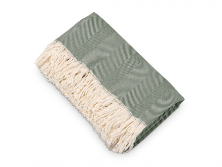 Плед Hild, темно-зеленый