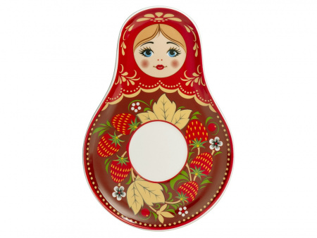 Набор Моя Россия: чайно-кофейная пара Матрешка и книга Россия на русском. языке