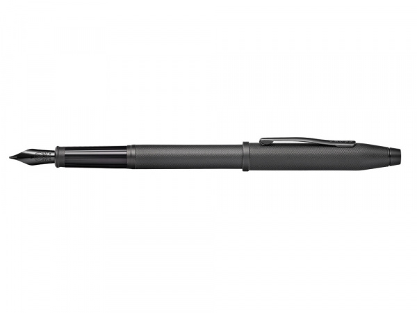 Перьевая ручка Cross Century II Black Micro Knurl, перо M, черный