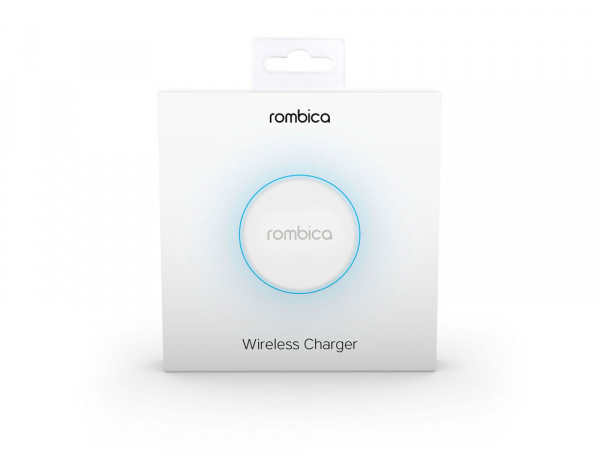Беспроводное зарядное устройство Rombica  NEO Core Quick c быстрой зарядкой, белый (с лого)