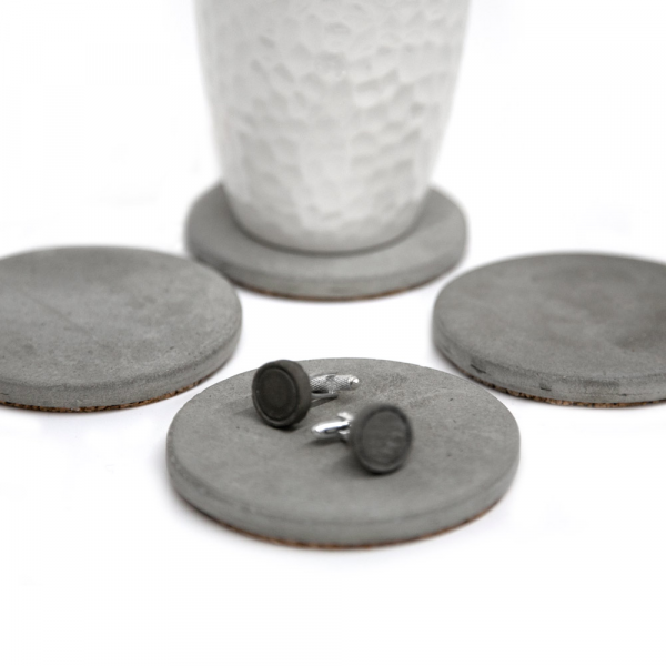 Костер/Подставка под горячее (бетон) комплект из 4х штук (продаётся от 5 комплектов)