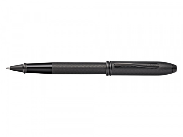 Ручка-роллер Selectip Cross Townsend Black Micro Knurl, черный
