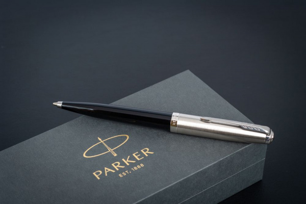 Ручка шариковая Parker 51 Black CT