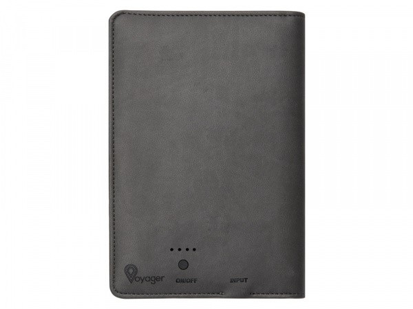 Органайзер с зарядным устройством Wanderer, 4000 mAh, серый