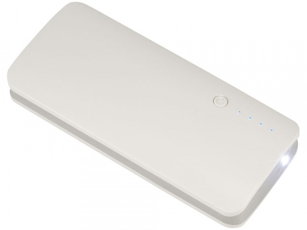 Запасное зарядное устройство 10000 mAh, белый