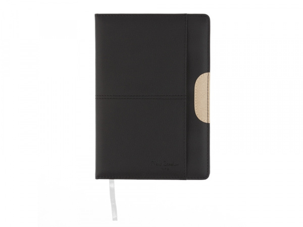 Записная книжка Pierre Cardin чёрная, 14 х 20,5 см