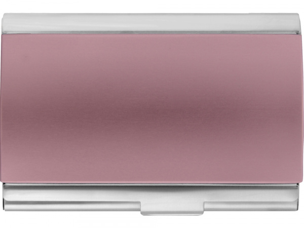 Визитница Смит, розовый/серебристый