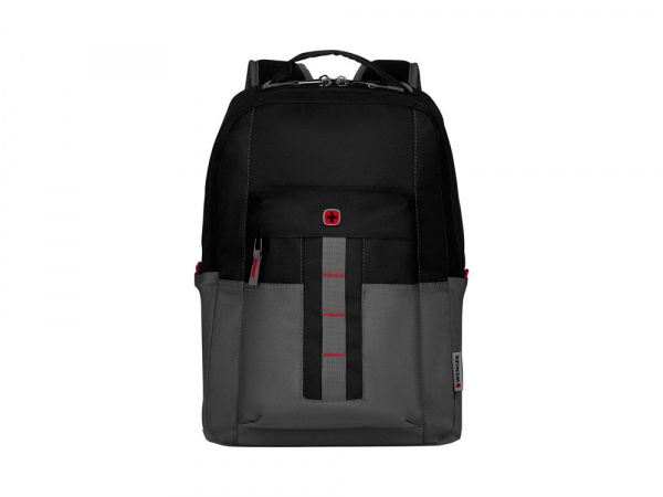 Рюкзак Ero Pro WENGER 16, черный/серый, полиэстер, 34 x 25 x 45 см, 20 л