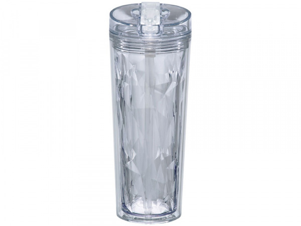 Термобутылка Hot & Cold Flip n Sip, прозрачный
