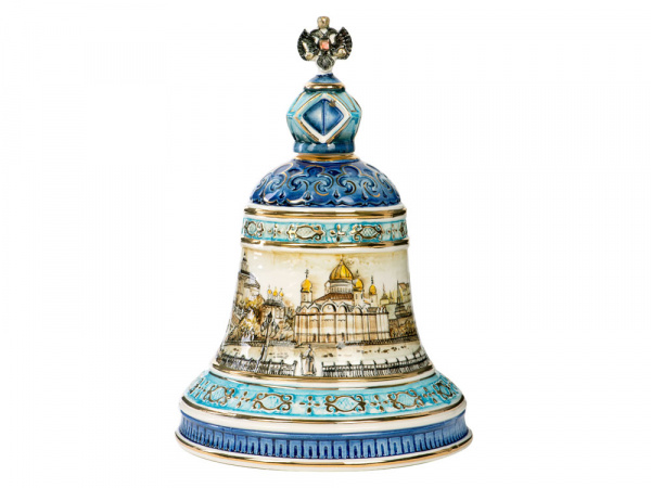 Штоф Колокол (цветной с золотом), 2,5л