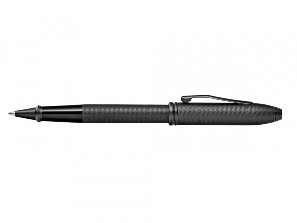 Ручка-роллер Selectip Cross Townsend Black Micro Knurl, черный
