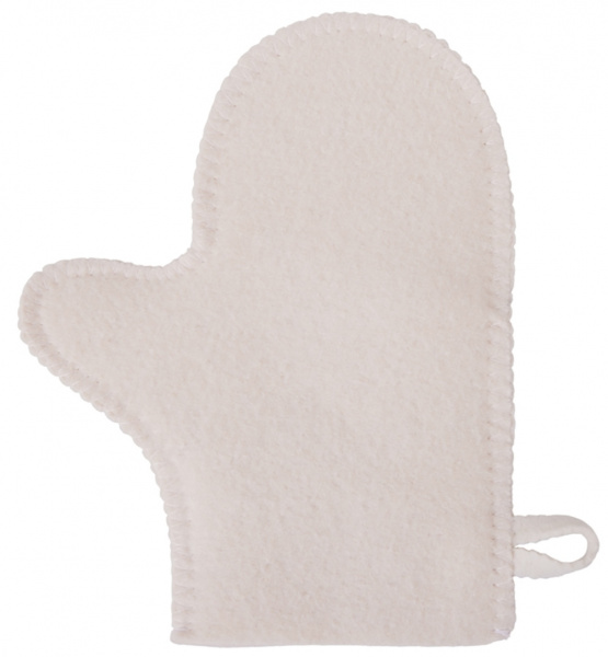 Рукавица для бани и сауны Healing, белый