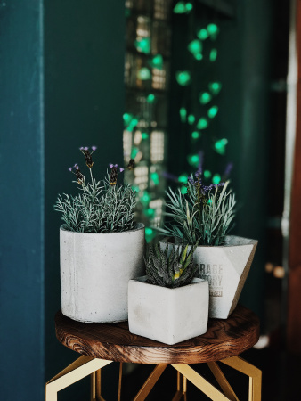 Кашпо CYLINDER 155 (бетон)