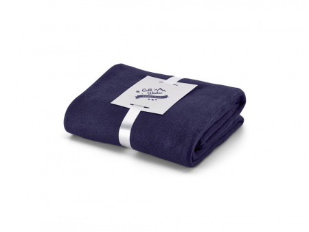 WARMY. Флисовый плед 250 г/м2, Синий