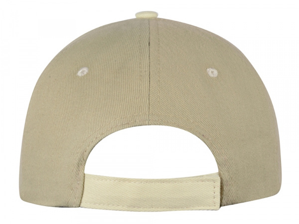 Бейсболка New Castle F 6-ти панельная, оливковый/натуральный
