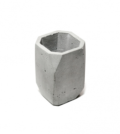 Стакан канцелярский ICEBERG (бетон) продаётся от 5 шт