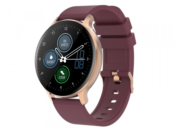 Смарт-часы Canyon SW-68  Badian, IP68, темно-красный (Р)