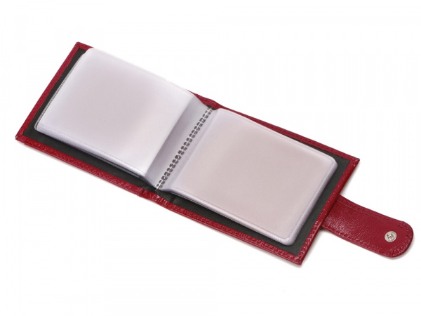 Футляр для визиток Арес, бордовый