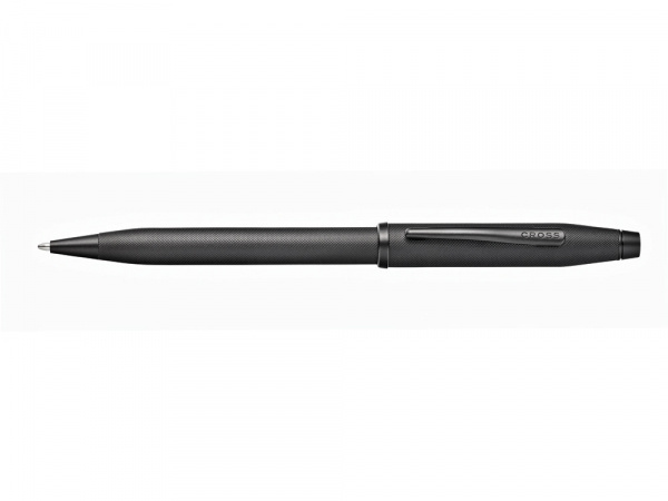 Шариковая ручка Cross Century II Black Micro Knurl, черный