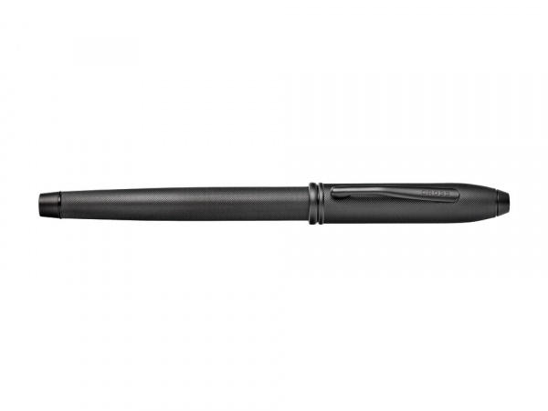 Ручка-роллер Selectip Cross Townsend Black Micro Knurl, черный