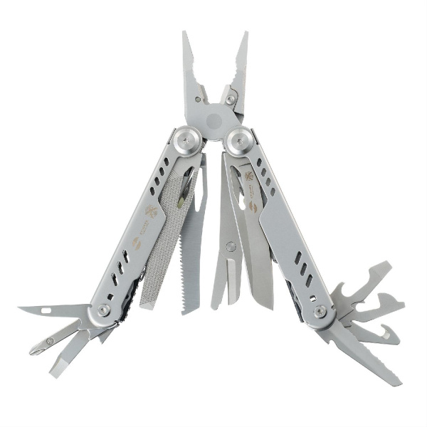 Мультитул Stinger, 110 х 27 мм, 21 функция, сталь, серебристый, в картонной коробке, в комплекте нейлоновый чехол