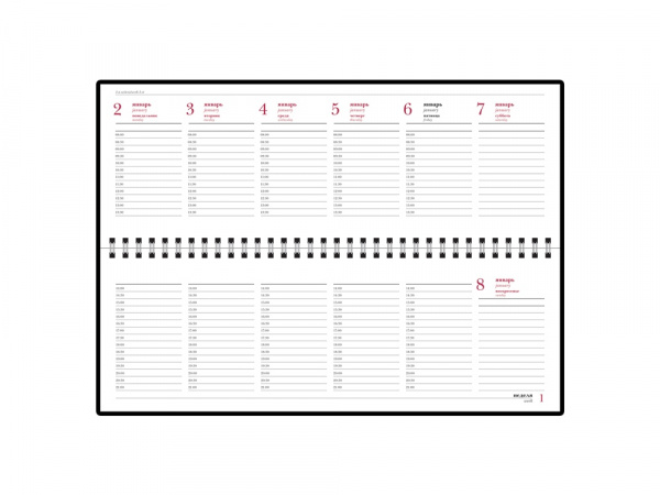 Планинг датированный Бумвинил 2025, синий (Р)