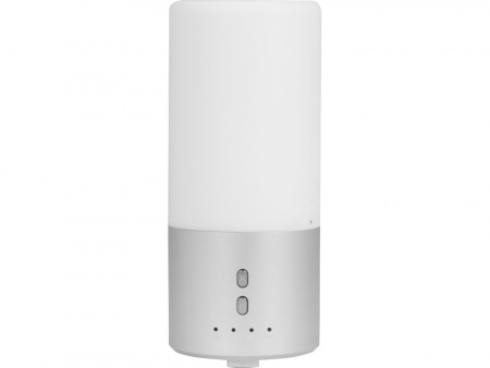 Увлажнитель воздуха с подсветкой Breathe, белый/серебристый