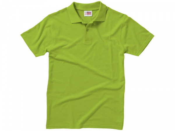 Рубашка поло First мужская, зеленое яблоко