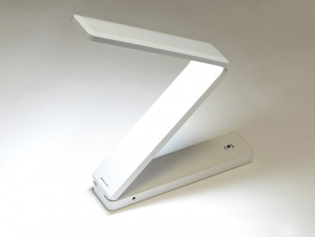 Складывающаяся настольная LED лампа Stack, белый