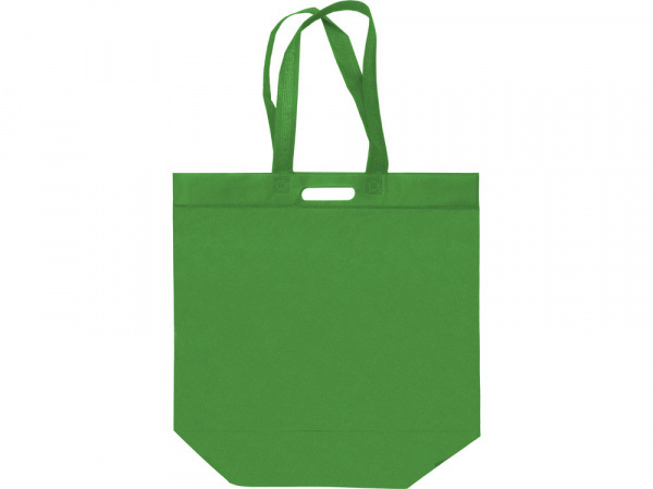 Сумка для покупок из спанбонда Scope, 455*160*380 с ручкой 550/30 мм, зеленое яблоко