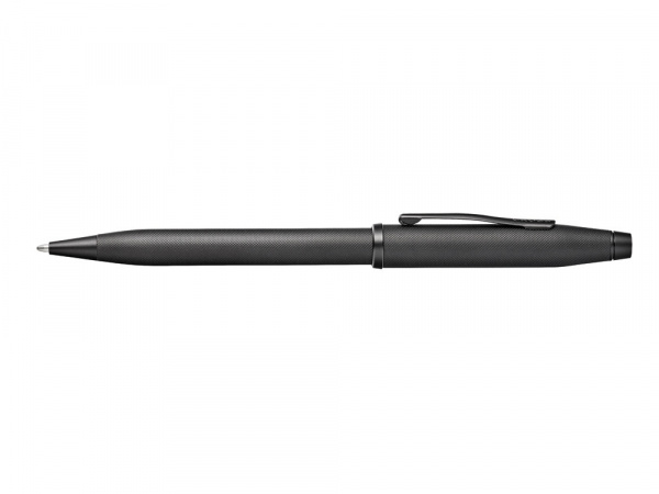 Шариковая ручка Cross Century II Black Micro Knurl, черный