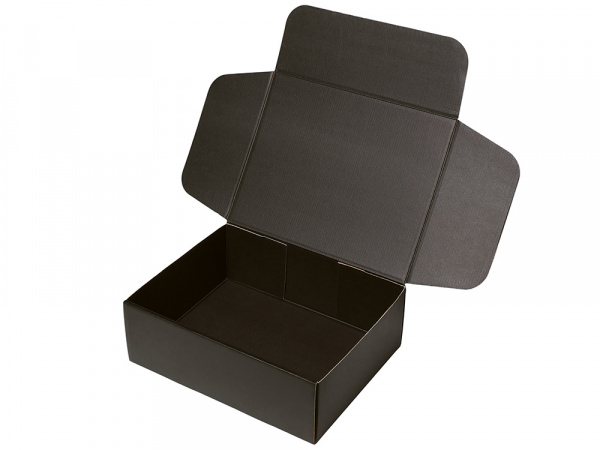 Коробка подарочная Raven, XL , черная, вн. размер 235х300х105 мм., вертикальная