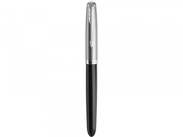 Перьевая ручка Parker 51 CORE BLACK CT, перо: F, цвет чернил: black, в подарочной упаковке.