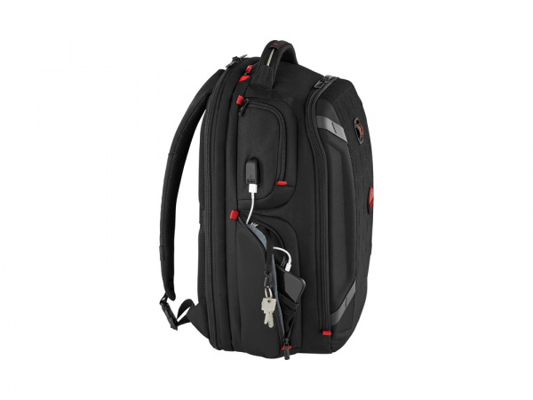 Рюкзак WENGER PlayerOne 17.3, чёрный, 100% полиэстер, 38х26х49 см, 29 л
