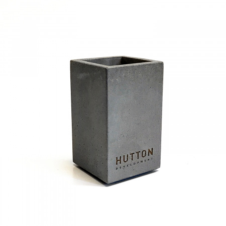 Стакан канцелярский HUTTON (бетон) продаётся от 5 шт