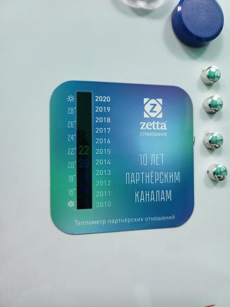 Комнатный термометр на холодильник