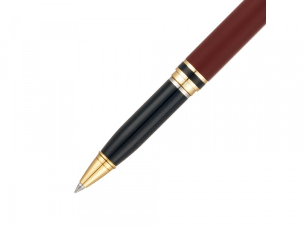 Ручка 2 в 1 шариковая и перьевая Pierre Cardin коллекция 2 в 1 | COMBI PEN. Корпус - латунь. Материал клипа - сталь. Цвет - терракотовый. Упаковка Е
