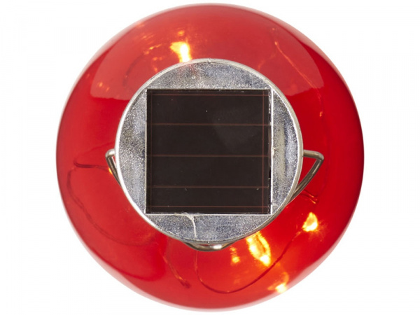 Солнечный диодный фонарь Surya, красный