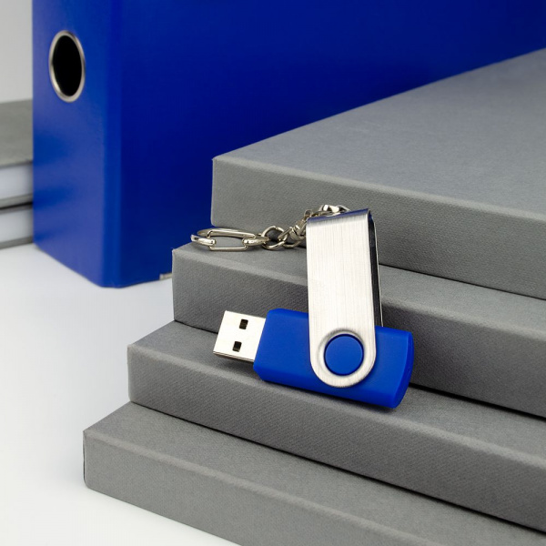 Флешка Twist, синяя