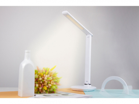 Настольная лампа Rombica LED FAROS, белый (круглое основание)