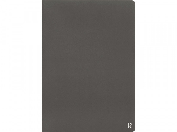 Комплект из двух блокнотов Karst формата A5 с листами из каменной бумаги, slate grey