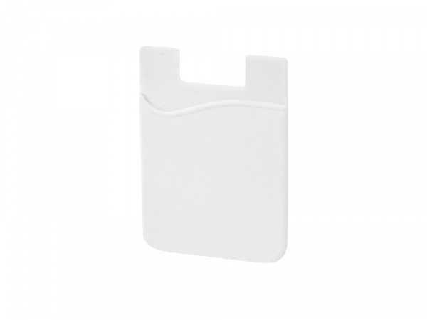 Картхолдер с креплением на телефон Gummy, белый