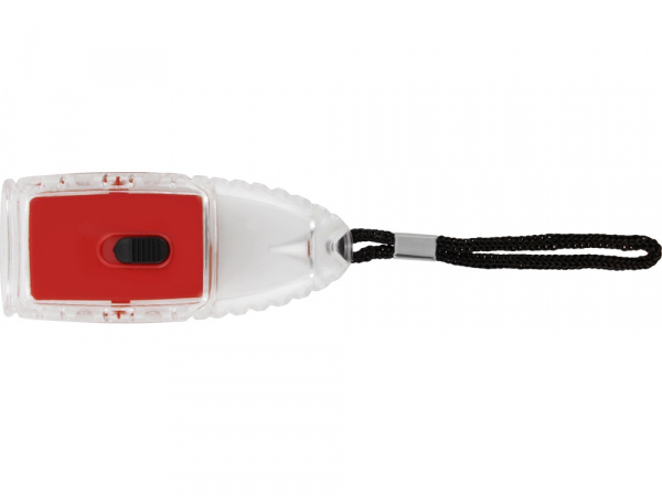 Фонарь Обелиск, красный/прозрачный (Р)