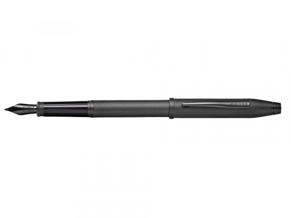 Перьевая ручка Cross Century II Black Micro Knurl, перо M, черный