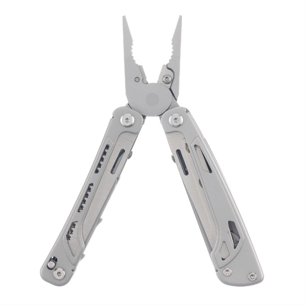 Мультитул Stinger, 106 х 43 мм, 19 функций, нержавеющая сталь, серебристый, в комплекте нейлоновый чехол, в картонной коробке