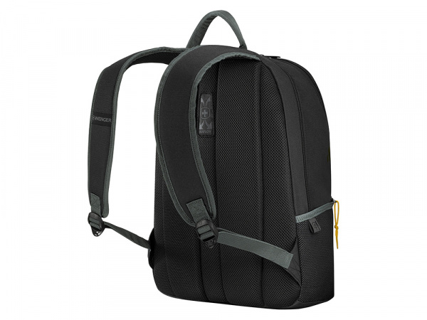 Рюкзак WENGER Trayl 15.6, чёрный, переработанный ПЭТ, 34 x 20 x 45 см, 22 л.